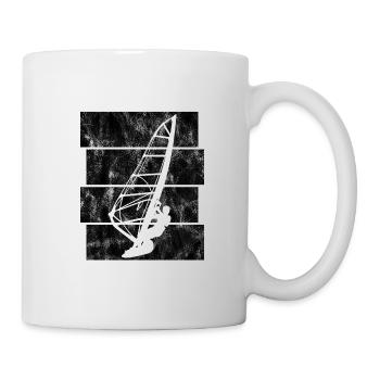 Windsurfing Windsurfer Retro Windsurfing Surfing - Mug - white - Right