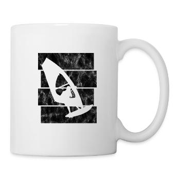 Windsurfer Windsurfing Windsurfen Surfen Retro - Tasse - Weiß - Rechts