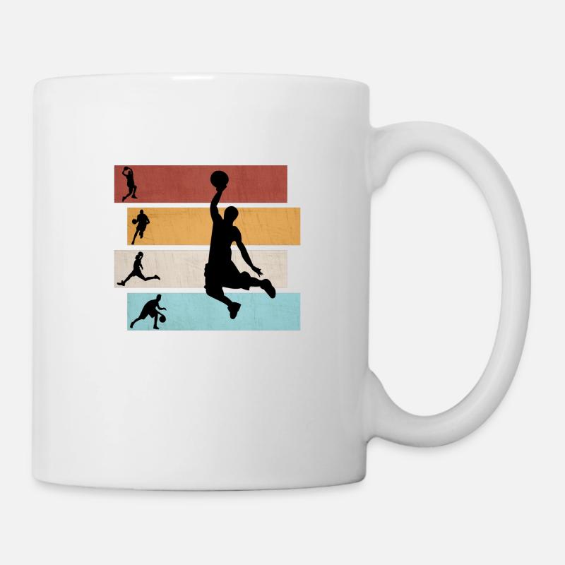 Basketteur | Basket | Cadeau - Mug blanc - blanc