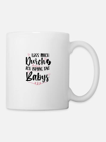 Hebammen - Tasse - Weiß