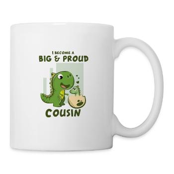 Je deviens un grand cousin - Mug blanc - blanc - Droite