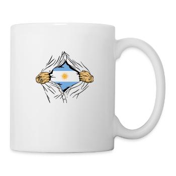 Argentina Flag South America Argentine Flag - Mug - white - Right