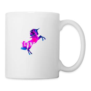 Technocorn Techno Festival Rave Raver Musik DJ EDM - Tasse - Weiß - Rechts