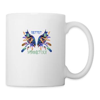 rettet winnetou ,iFlügel Malerei, illustration - Tasse - Weiß - Rechts