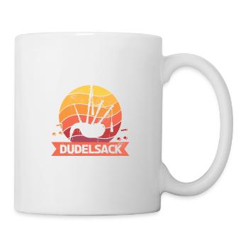 Instrument Schlaue Leute Dudelsack Sackpfeife - Tasse - Weiß - Rechts