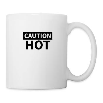 CAUTION HOT Black - Mug - white - Right