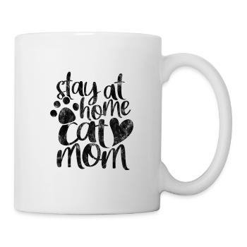 stay at home cat mom - Drôles de dictons de chat - Mug blanc - blanc - Droite