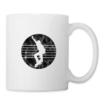 Skateboarder Skateboard Skater Skate Skateing - Mug blanc - blanc - Droite