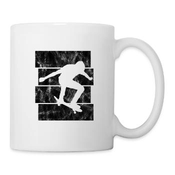 Skateboarder Skateboard Skater Skate Skateing - Mug - white - Right