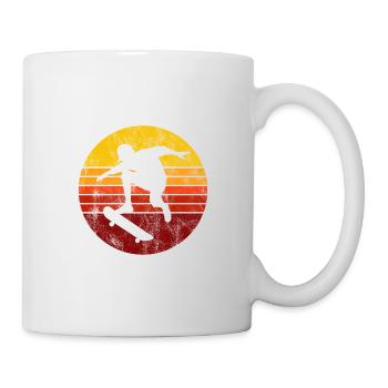 Skateboarder Skateboard Skater Skate Skateing - Mug - white - Right