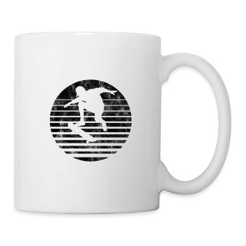 Skateboarder Skateboard Skater Skate Skateing - Mug blanc - blanc - Droite
