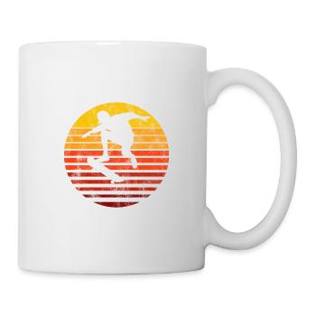 Skateboarder Skateboard Skater Skate Skateing - Mug blanc - blanc - Droite
