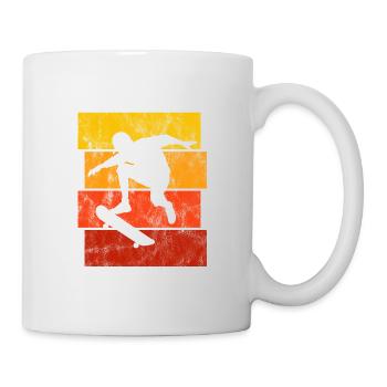 Skateboarder Skateboard Skater Skate Skateing - Mug - white - Right