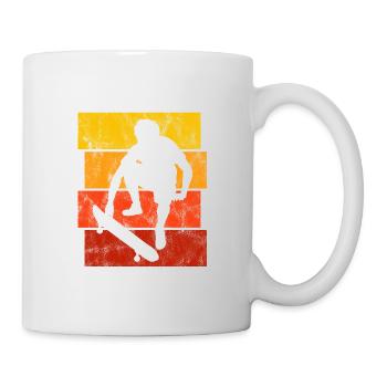 Skateboarder Skateboard Skater Skate Skateing - Mug - white - Right
