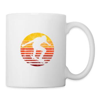 Skateboarder Skateboard Skater Skate Skateing - Mug blanc - blanc - Droite