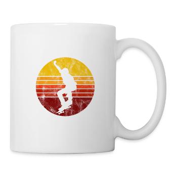 Skateboard Skateboarder Skater Skate Skateing - Mug - white - Right