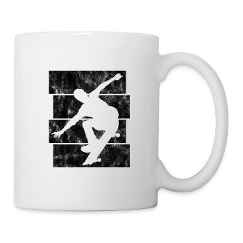 Skateboard Skateboarder Skater Skate Skateing - Mug - white - Right