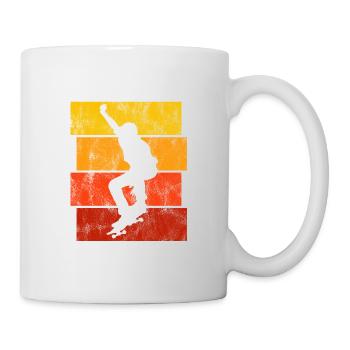 Skateboard Skateboarder Skater Skate Skateing - Mug - white - Right