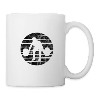 Musculation Musculation GYM Fitnessstudio Retro - Mug blanc - blanc - Droite