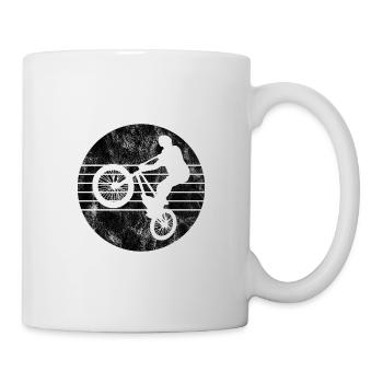 BMX Vélo Vélo Rétro Cadeau Vélo Motocross - Mug blanc - blanc - Droite