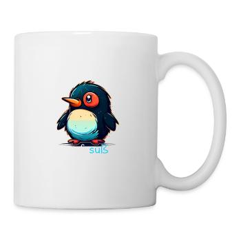 Pinguin Penguin Jungen Mädchen Zoo Süßer Spruch - Tasse - Weiß - Rechts