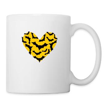 Field Mice Heart Bat Moon - Mug - white - Right