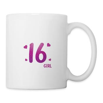 Sweet 16 BIRTHDAY GIRL - Tasse - Weiß - Rechts