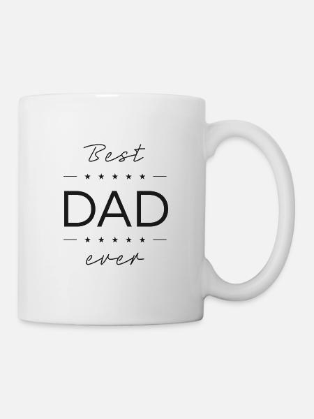 Best dad ever - Tasse - Weiß