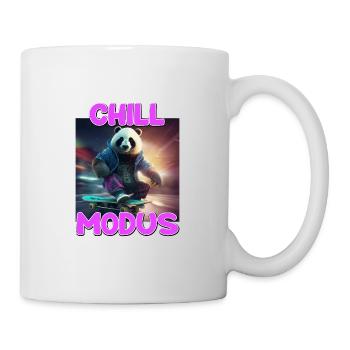 Nettes Chill Modus Pandabär Panda Liebhaber Süßes - Tasse - Weiß - Rechts