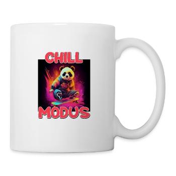 Nettes Chill Modus Pandabär Panda Liebhaber Süßes - Tasse - Weiß - Rechts