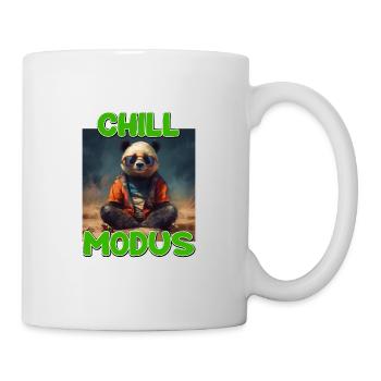 Nettes Chill Modus Pandabär Panda Liebhaber Süßes - Tasse - Weiß - Rechts