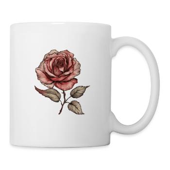 Rosenmontag Valentinstag Geschenkidee - Tasse - Weiß - Rechts