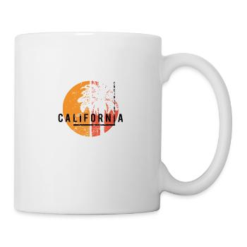 Encinitas California Coole einheimische Palme - Tasse - Weiß - Rechts