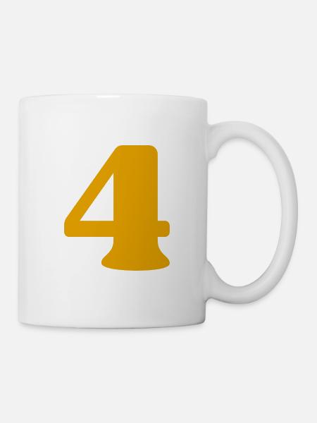 4 - Tasse - Weiß