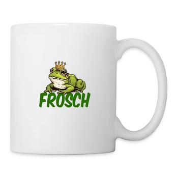 Kölner Karneval Helau Fasching Frosch Verkleidung - Tasse - Weiß - Rechts