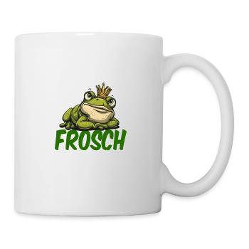 Das ist mein Frosch Kostüm Fasching Karneval - Tasse - Weiß - Rechts