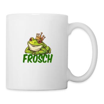 Kölner Karneval Helau Fasching Frosch Verkleidung - Tasse - Weiß - Rechts