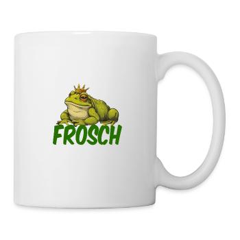 Kölner Karneval Helau Fasching Frosch Verkleidung - Tasse - Weiß - Rechts