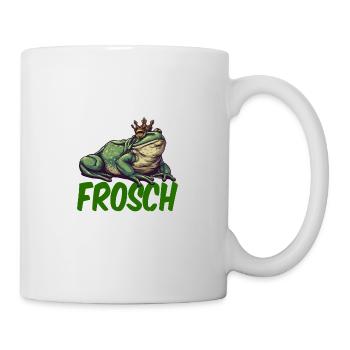 Froschkostüm Frosch Kostüm Karneval Ich bin Ein - Tasse - Weiß - Rechts