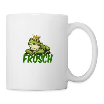 Kölner Karneval Helau Fasching Frosch Verkleidung - Tasse - Weiß - Rechts