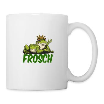 Das ist mein Frosch Kostüm Fasching Karneval - Tasse - Weiß - Rechts