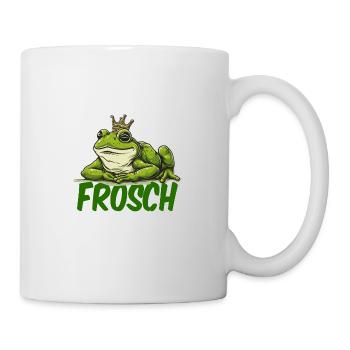 Froschkostüm Frosch Kostüm Karneval Ich bin Ein - Tasse - Weiß - Rechts
