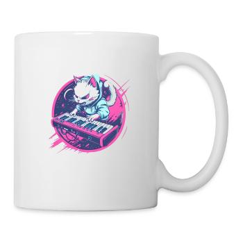 Synth Cat - Mug - white - Right