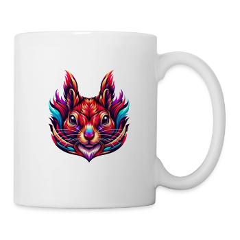 Colorful Squirrel Nuts Animal Lover - Mug - white - Right