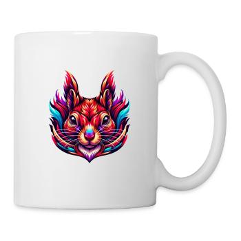 Colorful Squirrel Nuts Animal Lover - Mug - white - Right