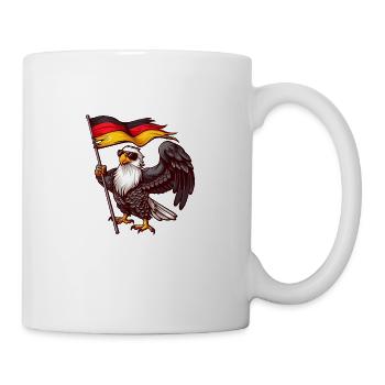 Deutschland Adler Germany Flag Eagle - Tasse - Weiß - Rechts