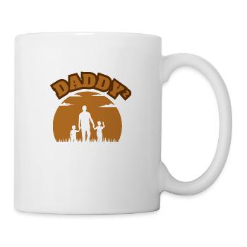 Fier Père Kid Garçon Marron - Mug blanc - blanc - Droite