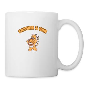 Lion Family Father & Son Brown - Mug - white - Right