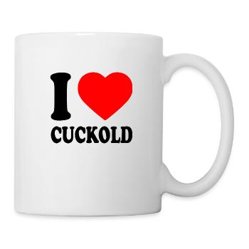 I love cuckold - Mug blanc - blanc - Droite