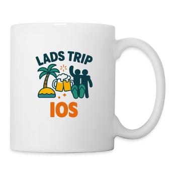 Jungs Trip Ios Party Shirt - Tasse - Weiß - Rechts